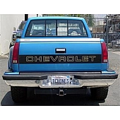TFP (International Trim) Tailgate Handle Cover - Stainless Steel Silver - 414L