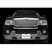 Putco Grille Insert - Polished Aluminum Rectangular - 91117