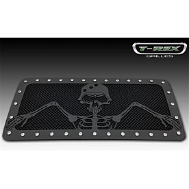 T-Rex Truck Products Grille Insert - Mesh Rectangular Black Powder Coated Steel - 7114836