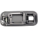 Help! By Dorman Interior Door Handle - Lever Plastic Gray Single - 92659