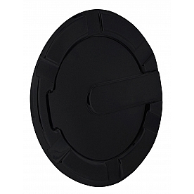 All Sales Fuel Door - Round Aluminum - 6901GK