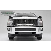 T-Rex Truck Products Grille Insert - Honeycomb Rectangular Black Powder Coated Steel - 7311241BR