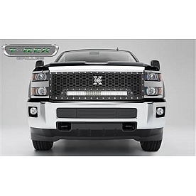 T-Rex Truck Products Grille Insert - Honeycomb Rectangular Black Powder Coated Steel - 7311241BR