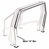 Go Rhino Roll Bar Component 3 Inch Polished Stainless Steel - 97001PS