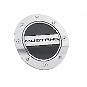 Drake Automotive Fuel Door - Round Stainless Steel - Z6640526MS
