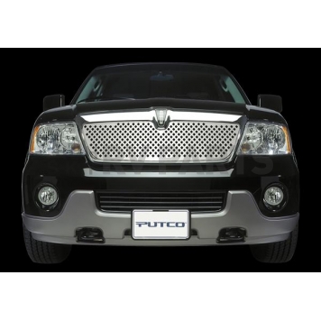 Putco Grille Insert - Polished Stainless Steel Rectangular - 64701-1