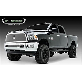 T-Rex Truck Products Grille - Polished Silver Stainless Steel - 6714520