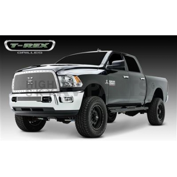 T-Rex Truck Products Grille - Polished Silver Stainless Steel - 6714520