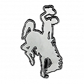 Fan Mat Emblem - University Of Wyoming Logo Metal - 22642