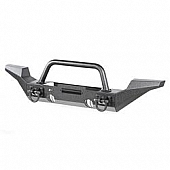 Rugged Ridge XHD Bumper 1-Piece Design Steel Black - 1154052