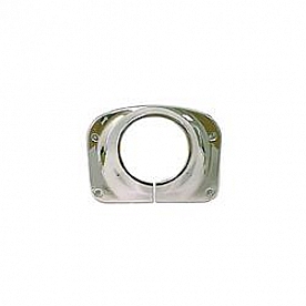 Rugged Ridge Steering Column Cover - Chrome Plated Steel Silver - 1809001