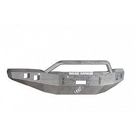 Road Armor Bumper Stealth Pre-Runner 1-Piece Design Steel Natural - 214R4Z