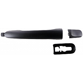 Help! By Dorman Exterior Door Handle - Plastic Black Single - 81942