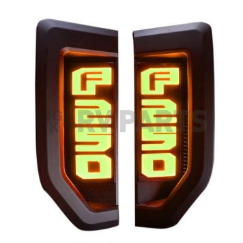 Recon Accessories Emblem - F-250 Passenger and Driver Front Quarter Panel - 264483BK-2