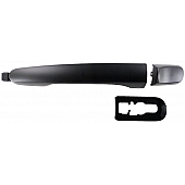 Help! By Dorman Exterior Door Handle - Plastic Black Single - 81943