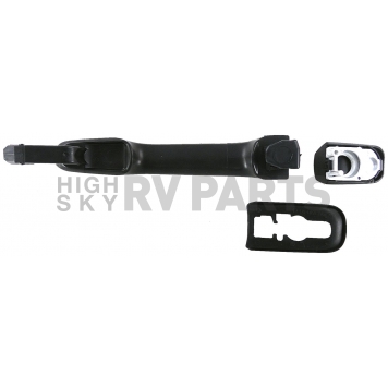 Help! By Dorman Exterior Door Handle - Plastic Black Single - 81943-1