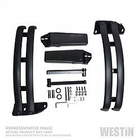 Westin Public Safety Bumper Guard - Powder Coated Black Steel - 3652065PB