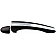 Help! By Dorman Exterior Door Handle - Plastic Silver Lever And Black Housing Single - 81947