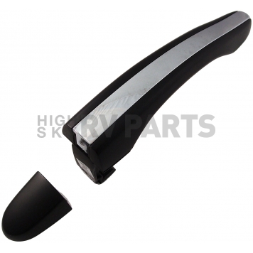Help! By Dorman Exterior Door Handle - Plastic Silver Lever And Black Housing Single - 81947-2