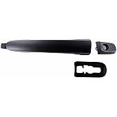 Help! By Dorman Exterior Door Handle - Plastic Black Single - 81948