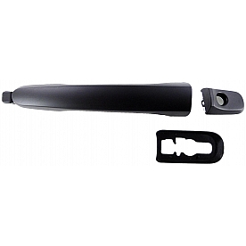 Help! By Dorman Exterior Door Handle - Plastic Black Single - 81948