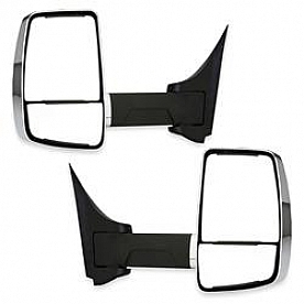 Velvac Exterior Mirror 1 Remote And 1 Manual Rectangular Black - 715971