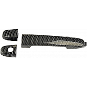 Help! By Dorman Exterior Door Handle - Plastic Black Housing With Silver Insert Single - 81951