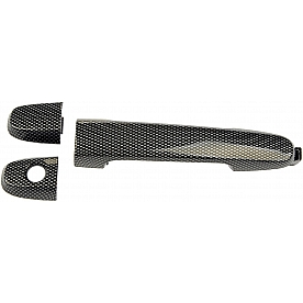 Help! By Dorman Exterior Door Handle - Plastic Black Housing With Silver Insert Single - 81951
