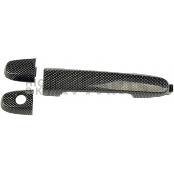 Help! By Dorman Exterior Door Handle - Plastic Black Housing With Silver Insert Single - 81951