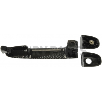 Help! By Dorman Exterior Door Handle - Plastic Black Housing With Silver Insert Single - 81951-1