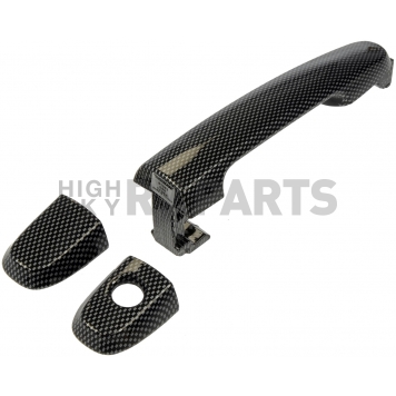 Help! By Dorman Exterior Door Handle - Plastic Black Housing With Silver Insert Single - 81951-2