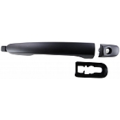 Help! By Dorman Exterior Door Handle - Plastic Black Single - 81952