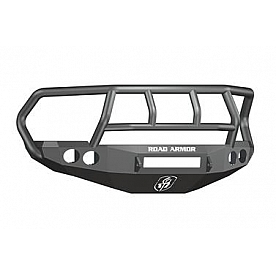 Road Armor Bumper Stealth Titan II 1-Piece Design Steel Black - 40802BNW