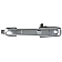 Help! By Dorman Exterior Door Handle - Plastic Silver Single - 81956