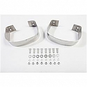 Rugged Ridge Bumper Guard -  Silver Stainless Steel  Rear - 1110801