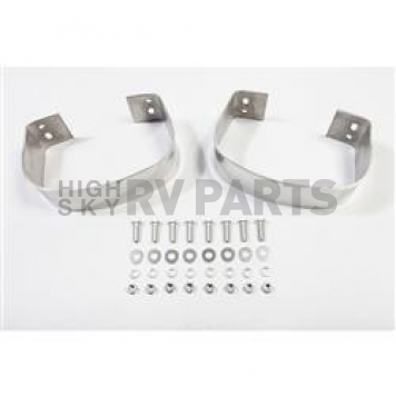 Rugged Ridge Bumper Guard -  Silver Stainless Steel  Rear - 1110801