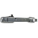 Help! By Dorman Exterior Door Handle - Plastic Silver Single - 81957