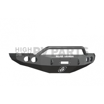 Road Armor Bumper Stealth Pre-Runner 1-Piece Design Steel Black - 40804B