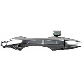Help! By Dorman Exterior Door Handle - Plastic Silver Single - 81958