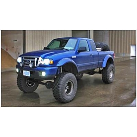 Bushwacker Fender Flare - Black Dura-Flex 2000 ABS Smooth Plastic Matte Set Of 2 - 2102811
