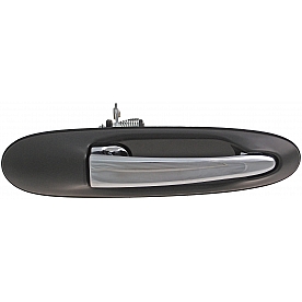 Help! By Dorman Exterior Door Handle - Plastic Silver Lever And Black Housing Single - 83298