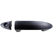 Help! By Dorman Exterior Door Handle - Plastic Black Single - 81960