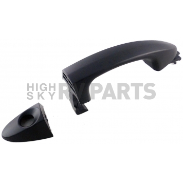 Help! By Dorman Exterior Door Handle - Plastic Black Single - 81960-2