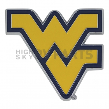 Fan Mat Emblem - University Of West Virginia Metal - 22264