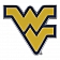 Fan Mat Emblem - University Of West Virginia Metal - 22264