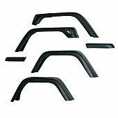 Omix-Ada Fender Flare - Black Thermoplastic Set Of 4 - 1160801
