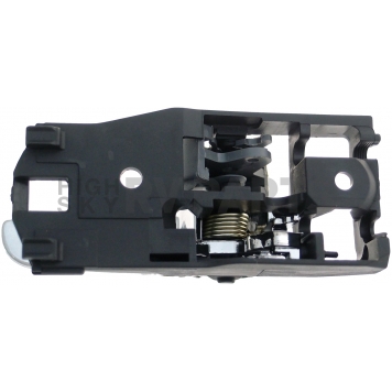 Help! By Dorman Interior Door Handle - Plastic Black Housing With Silver Lever And Gray Knob Single - 83908-1