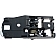 Help! By Dorman Interior Door Handle - Plastic Black Housing With Silver Lever And Gray Knob Single - 83908