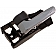 Help! By Dorman Interior Door Handle - Plastic Black Housing With Silver Lever And Gray Knob Single - 83908