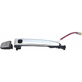 Help! By Dorman Exterior Door Handle - Plastic Black With Silver Insert Single - 93019